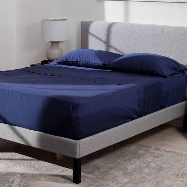 Hush Iced 4-Piece Navy Twin Bamboo Cooling Sheets and Pillowcase Set-4