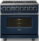 Viking® 7 Series 36" Slate Blue Pro Style Dual Fuel Range-2