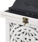 A & B Home 2-Piece Black/White Lanterns-5
