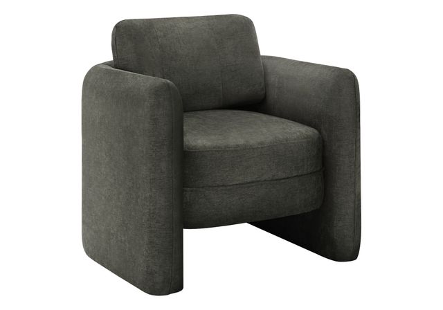 Monarch Specialties Inc. Dark Grey 32" Fully Upholstered Accent Chair-0