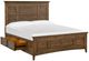Magnussen Home® Bay Creek Toasted Nutmeg Queen Panel Bed with Storage Rails-4