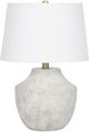 Monarch Specialties Inc. 20"H Cream Concrete Table Lamp-0
