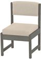 Crate Designs™ Furniture Graphite Dining Side Chair-0