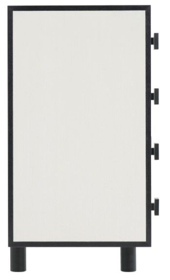 Bernhardt Silhouette Eggshell/Onyx Dresser-3
