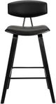 Armen Living Fox Black Bar Stool-4