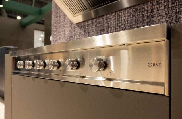 Ilve® Professional Plus II 36'' Stainless Steel Built-In Induction Rangetop with Satin Trim-1