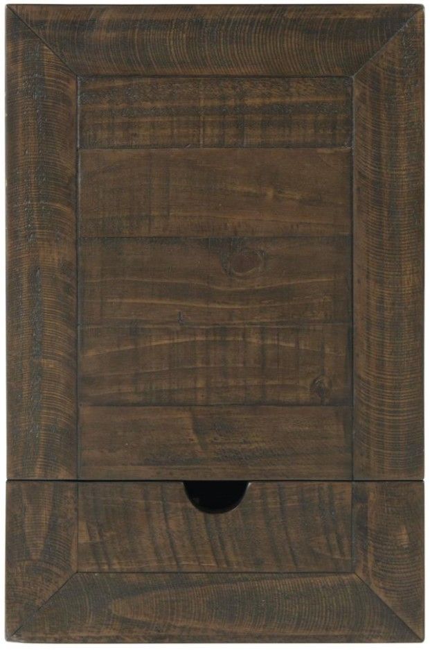 Martin Svensson Monterey Brown Chairside Table with Black Base-3