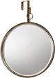 Harp & Finial® Haile Antique Gold Round Mirror-0