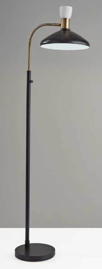 Adesso® Patrick Black Floor Lamp-4