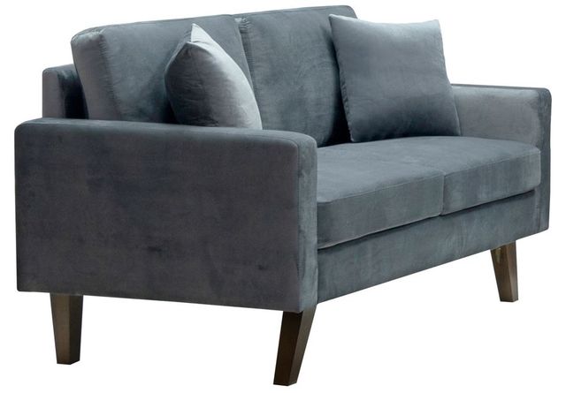 Mazin Furniture Bellerophon Grey Loveseat-0