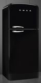 Smeg 50's Retro Style 31 in. 19.3 Cu. Ft. Black Top Freezer Refrigerator-2