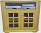 American Heartland Manufacturing Poplar 50" Tall Curve Corner TV Stand-1