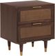 TOV Furniture Sierra Dark Brown 22" 2-Drawer Nightstand-0