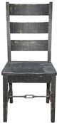 Sunny Designs™ Marina Black Sand Ladderback Chair with Turnbuckle-2