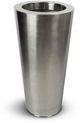 Le Present Plautus Moderna Stainless Steel 28" Planter-0