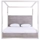 VIG Furniture Modrest Arlene 3-Piece Gray/Silver Eastern King Bedroom Set-1