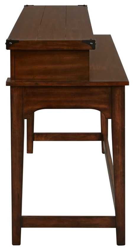 Liberty Furniture Aspen Skies Russet Brown Console Table-3