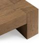 Classic Home Bristol Cafe Brown 70" Coffee Table-5