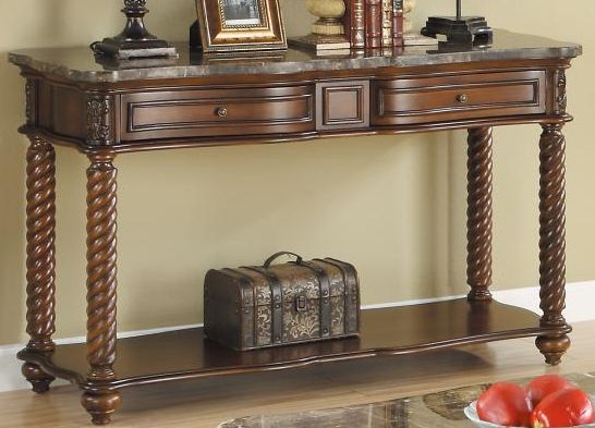 Mazin Furniture Lockwood Mahogany Sofa Table-1