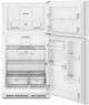 Whirlpool® 33" 21.3 Cu. Ft. White Top Freezer Refrigerator with Total Coverage Cooling-1