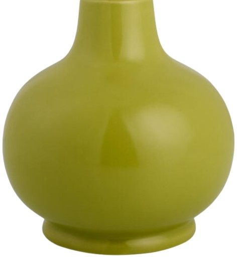 Surya Stella Light Glazed Green Table Lamp-2