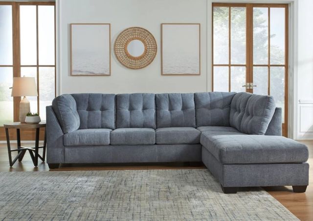 Signature Design by Ashley® Marelton 2-Piece Denim Right-Arm Facing Sectional and Chaise-1