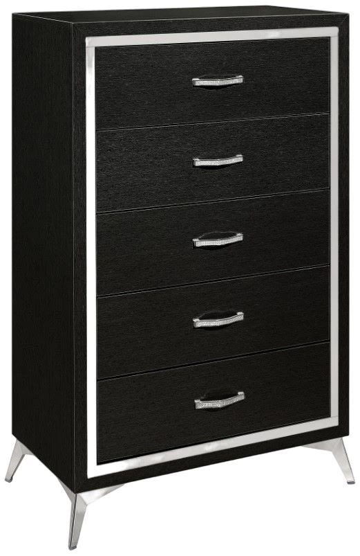 New Classic® Home Furnishings Huxley Black Chest-0