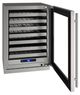 U-Line®  Stainless Steel 24" Left Hinge Wine Storage-1