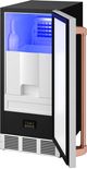 Thor Kitchen Gordon Ramsay Series 15" Stainless Steel/Rose Gold Undercounter Ice Maker-4