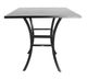 CabanaCoast® Monaco Aluminum 32" Outdoor Square Dining Table-1