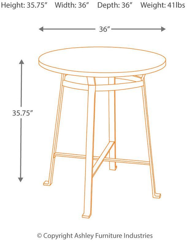 Signature Design by Ashley® Round DRM Counter Table-1