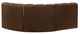 Meridian Furniture Arc 3-Piece Brown Velvet Sectional-3