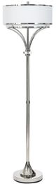 Stylecraft Polished Nickle Floor Lamp-0