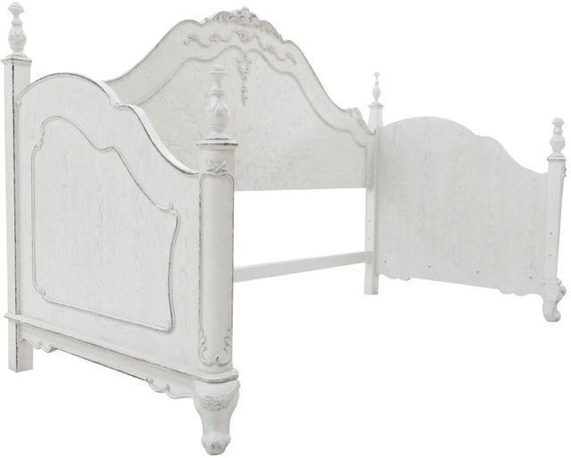 Mazin Furniture Cinderella Antique White/Gray Twin Youth Daybed-1