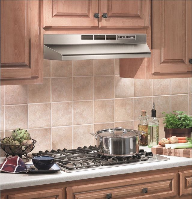 Broan® 41000 Series 36" Stainless Steel Under Cabinet Range Hood-3