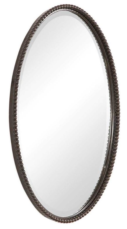 Uttermost® Sherise Bronze Oval Mirror-3