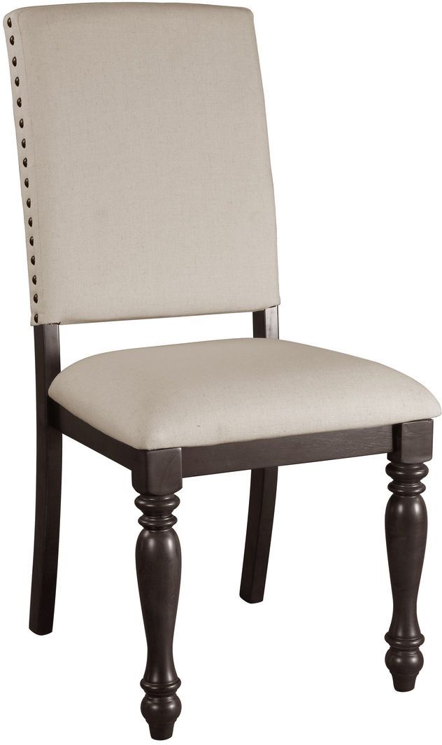 Homelegance® Begonia Beige/Grayish Brown Dining Side Chair-0