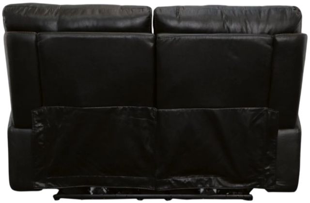 Flexsteel® Clive Peppercorn Black Power Reclining Loveseat with Power Headrests and Lumbar-3