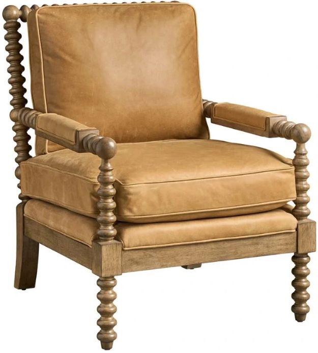 Universal Explore Home™ Griffith Park Soho Brown/Windchester Sandstone Chair with Cushion-0
