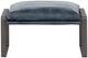 Classic Home Ocean Blue Morgan Ottoman-2