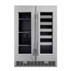 Element Cellara 24" 4.7 cu. ft. Stainless Steel Dual Zone Beverage & Wine Cooler -0