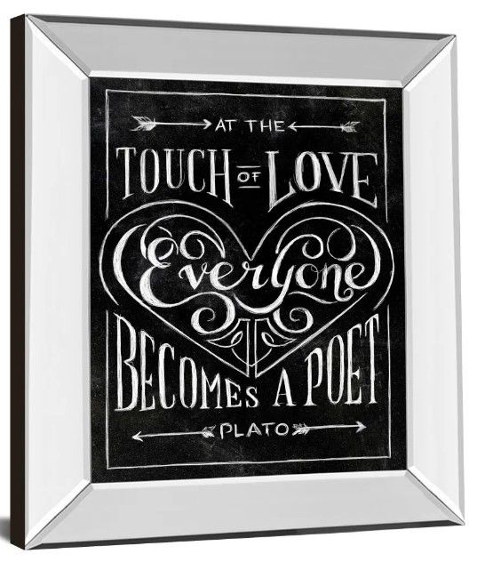 Classy Art Everyone Becomes by Sundance Studio Mirror Framed Wall Art-0