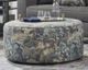 Fusion Furniture Wowza Mink Annisa Vintage Accent Ottoman-0