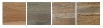 Country View Woodworking Customizable Ithaca 42" Hickory Top Dining Table with 2-Leaves and Brown Maple Legs-3