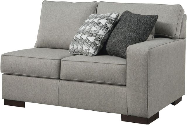 Benchcraft® Marsing Nuvella® 3-Piece Slate Sectional-3