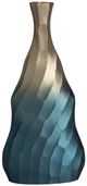 Crestview Collection Melrose Blue/Brass Ombre Medium Vase-0