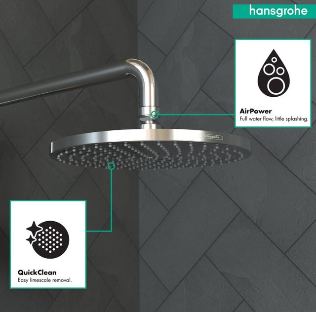 Hansgrohe Raindance S Chrome Showerhead with 2.5 GPM-3
