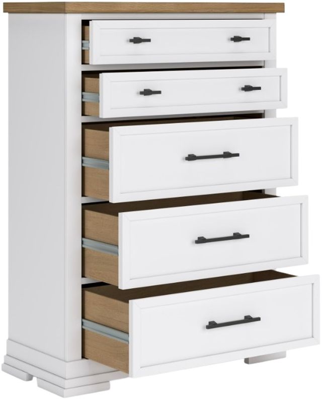 Signature Design by Ashley® Ashbryn Natural/White Chest of Drawers-4