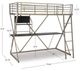 Powell® Henley Black/Pewter Twin Youth Loft Bed-2