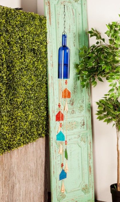 Deco Marche Blue 41" Windchime-2